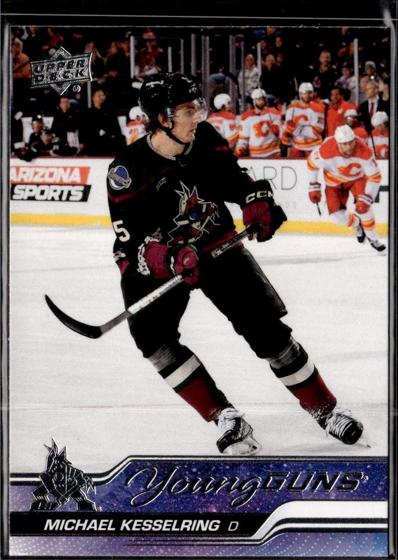 2023-24 Upper Deck Series 2 Hockey Base Young Guns #481 – Michael Kesselring (Arizona Coyotes)