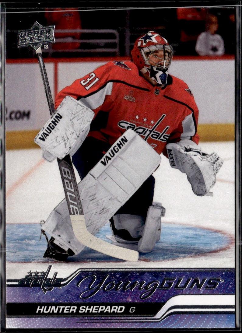 2023-24 Upper Deck Series 2 Hockey Base Young Guns #491 – Hunter Shepard (Washington Capitals)