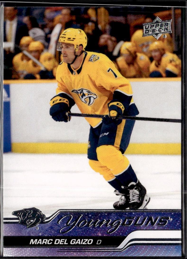 2023-24 Upper Deck Series 2 Hockey Base Young Guns #498 – Marc Del Gaizo (Nashville Predators)