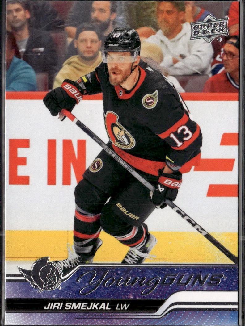 2023-24 Upper Deck Extended Series Hockey Base Young Guns #715 – Jiri Smejkal (Ottawa Senators)