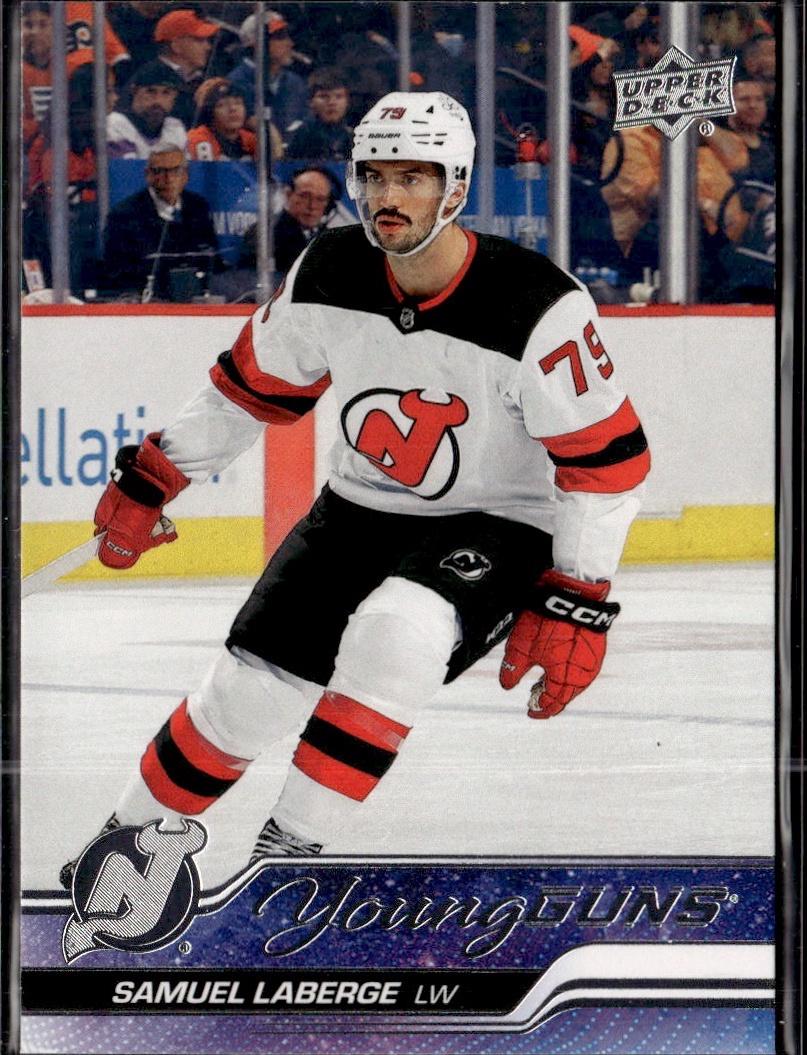 2023-24 Upper Deck Extended Series Hockey Base Young Guns #707 – Samuel Laberge (New Jersey Devils)