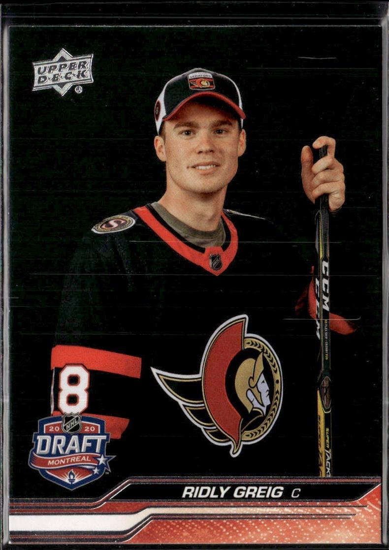 2023-24 Upper Deck Extended Series Hockey Base #746 – Ridly Greig (Ottawa Senators)