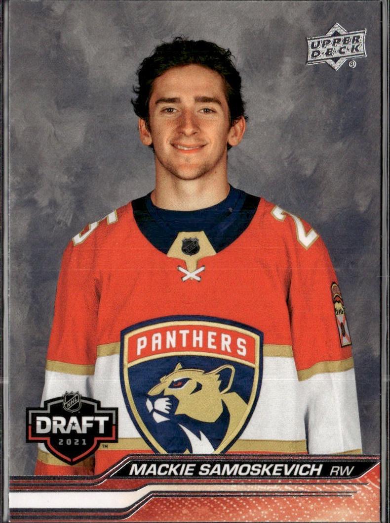 2023-24 Upper Deck Extended Series Hockey Base #747 – Mackie Samoskevich (Florida Panthers)
