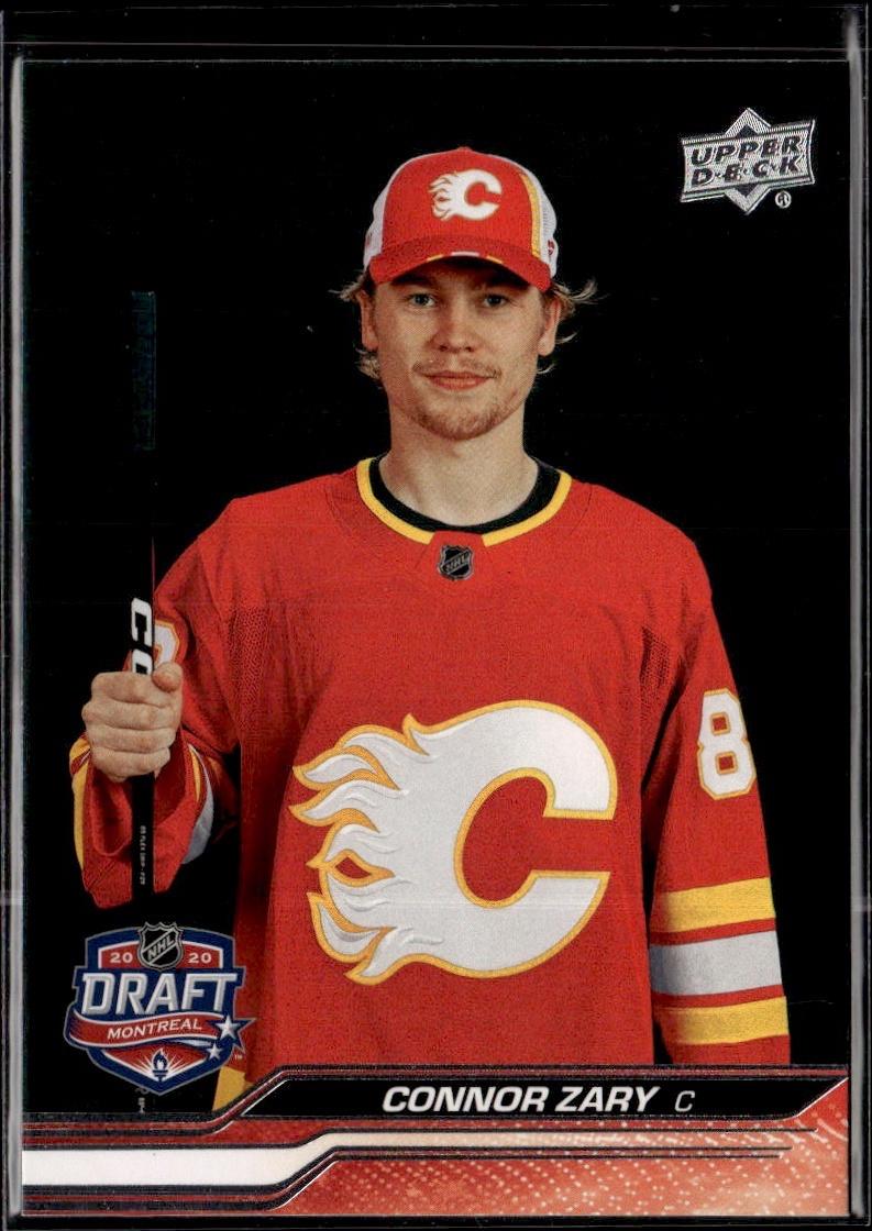 2023-24 Upper Deck Extended Series Hockey Base #737 – Connor Zary (Calgary Flames)