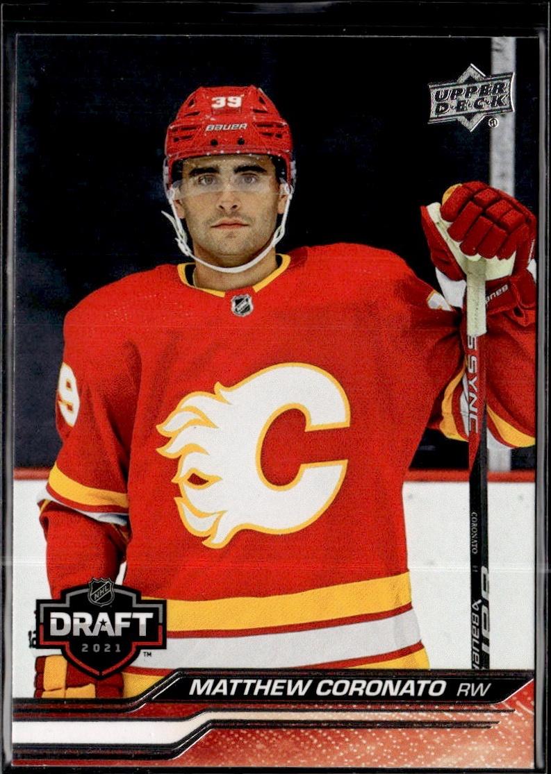 2023-24 Upper Deck Extended Series Hockey Base #741 – Matthew Coronato (Calgary Flames)