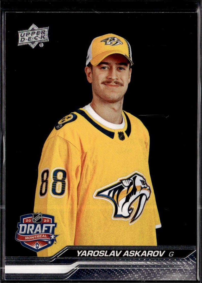 2023-24 Upper Deck Extended Series Hockey Base #743 – Yaroslav Askarov (Nashville Predators)