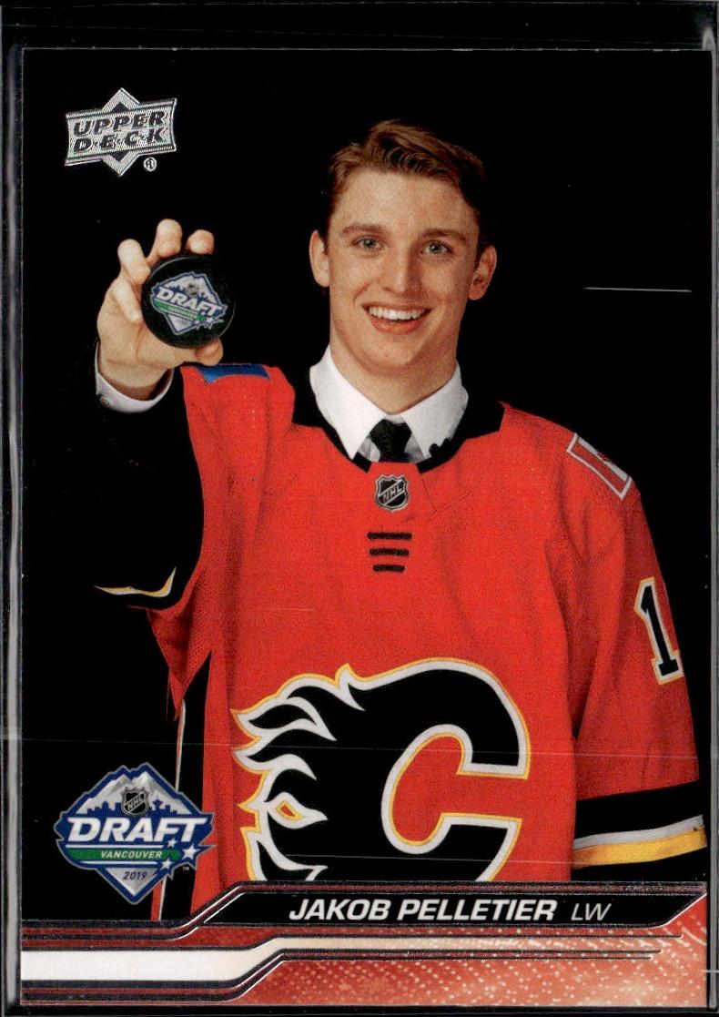 2023-24 Upper Deck Extended Series Hockey Base #744 – Jakob Pelletier (Calgary Flames)