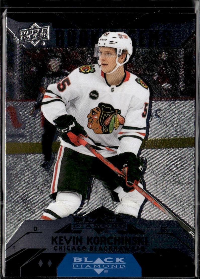 2023-24 Upper Deck Extended Series Hockey Black Diamond #BD-24 – Kevin Korchinski (Chicago Blackhawks)