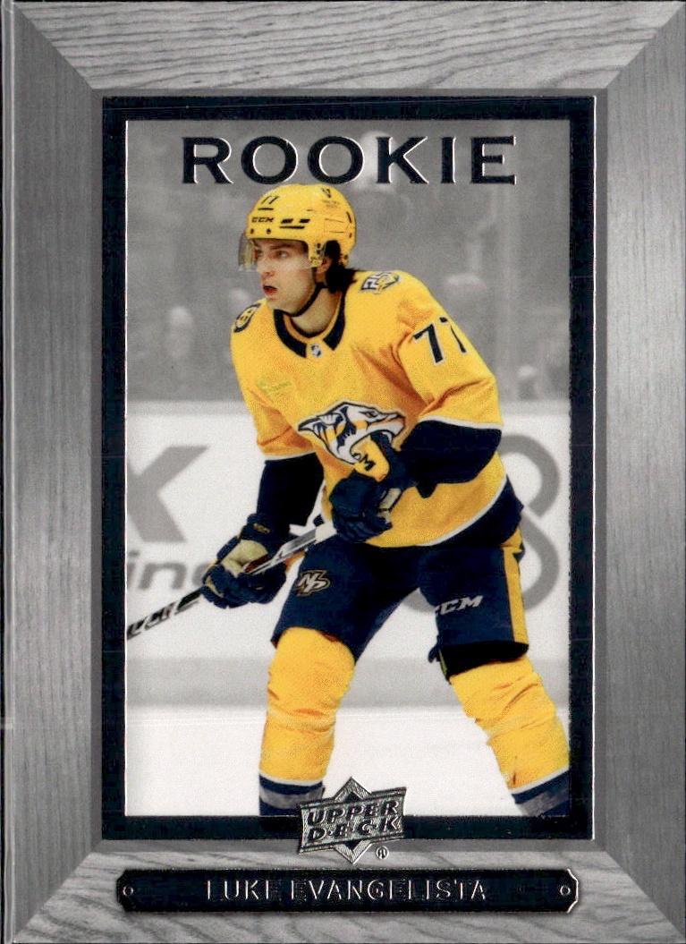 2023-24 Upper Deck Extended Series Hockey Beehive – Luke Evangelista (#BH-36 Nashville Predators)