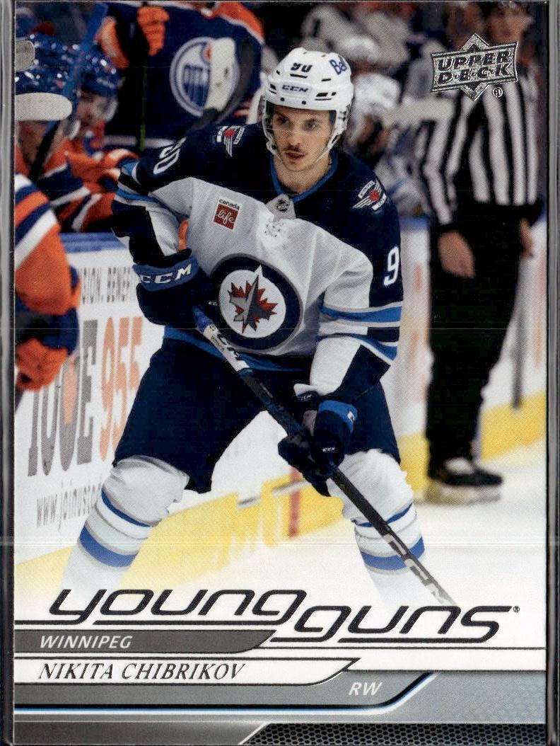 2024-25 Upper Deck Series 1 Hockey Base Young Guns #245 – Nikita Chibrikov (Winnipeg Jets)