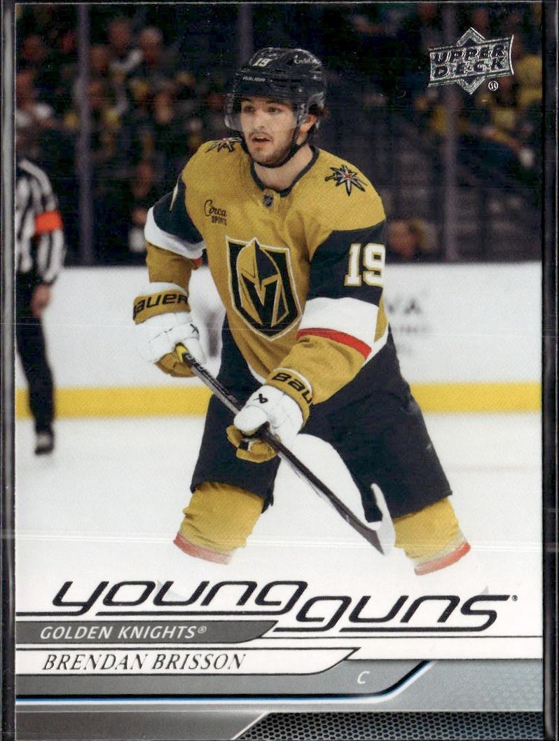 2024-25 Upper Deck 1 Series Hockey Base Young Guns #226 – Brendan Brisson (Vegas Golden Knights)