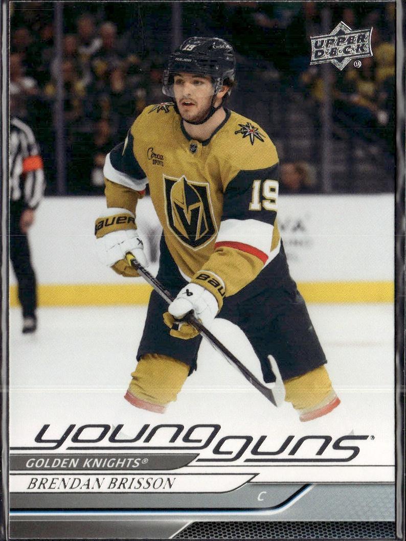 2024-25 Upper Deck Series 1 Hockey Base Young Guns #226 – Brendan Brisson (Vegas Golden Knights)