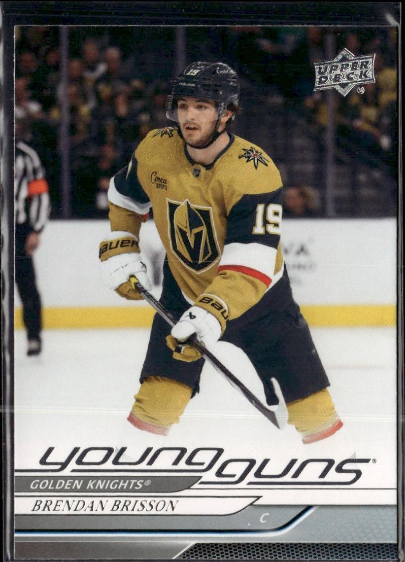 2024-25 Upper Deck Series 1 Hockey Base Young Guns #226 – Brendan Brisson (Vegas Golden Knights)