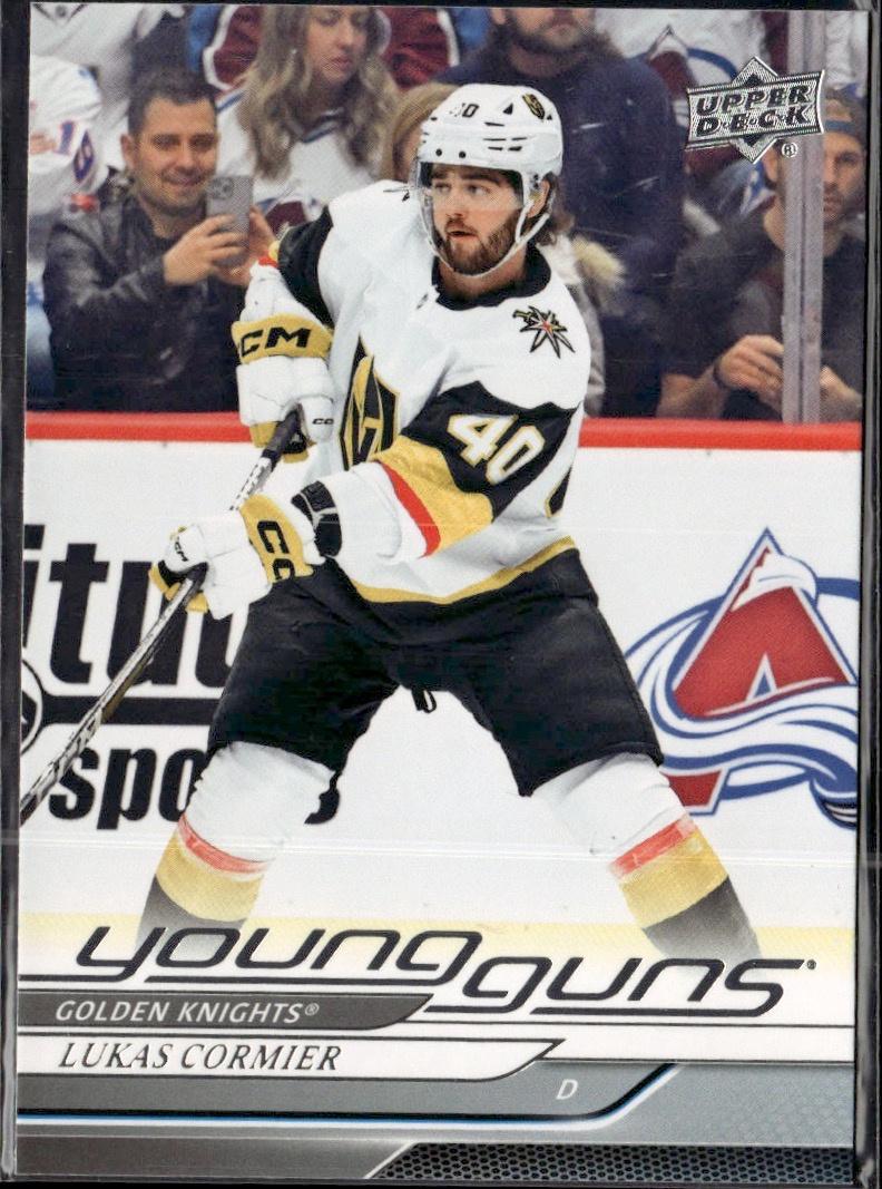 2024-25 Upper Deck Series 1 Hockey Base Young Guns #249 – Lukas Cormier (Vegas Golden Knights)