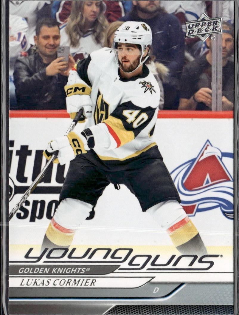 2024-25 Upper Deck Series 1 Hockey Base Young Guns #249 – Lukas Cormier (Vegas Golden Knights)