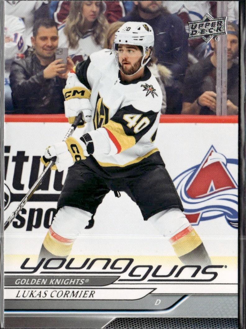 2024-25 Upper Deck Series 1 Hockey Base Young Guns #249 – Lukas Cormier (Vegas Golden Knights)