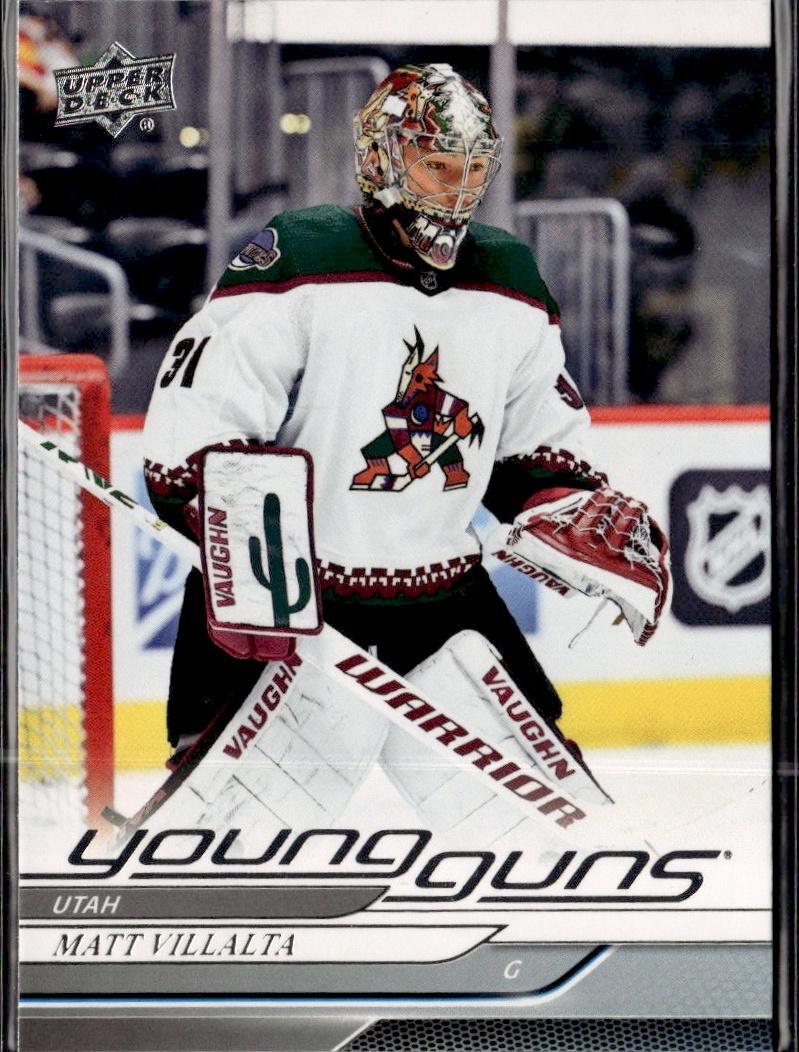 2024-25 Upper Deck Series 1 Hockey Base Young Guns #217 – Matt Villalta (Utah Hockey Club)