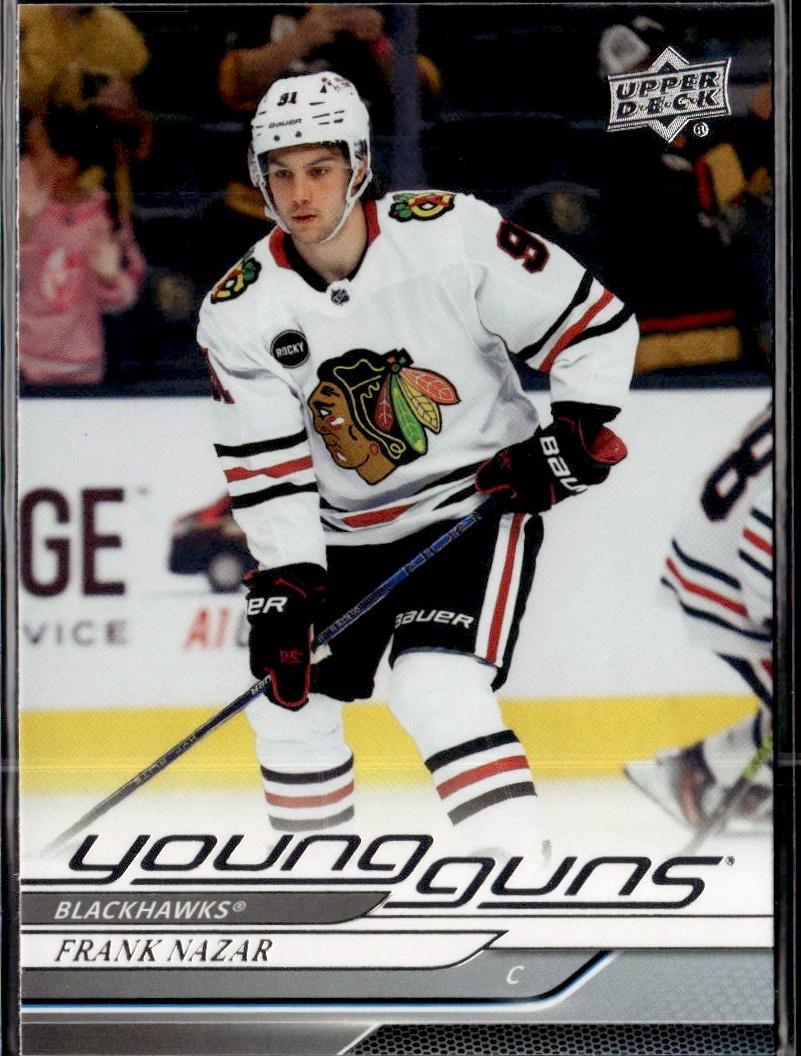 2024-25 Upper Deck Series 1 Hockey Base Young Guns #227 – Frank Nazar (Chicago Blackhawks)