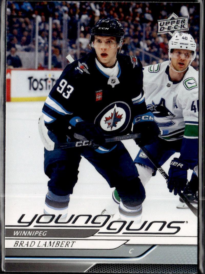 2024-25 Upper Deck Series 1 Hockey Base Young Guns #228 – Brad Lambert (Winnipeg Jets)
