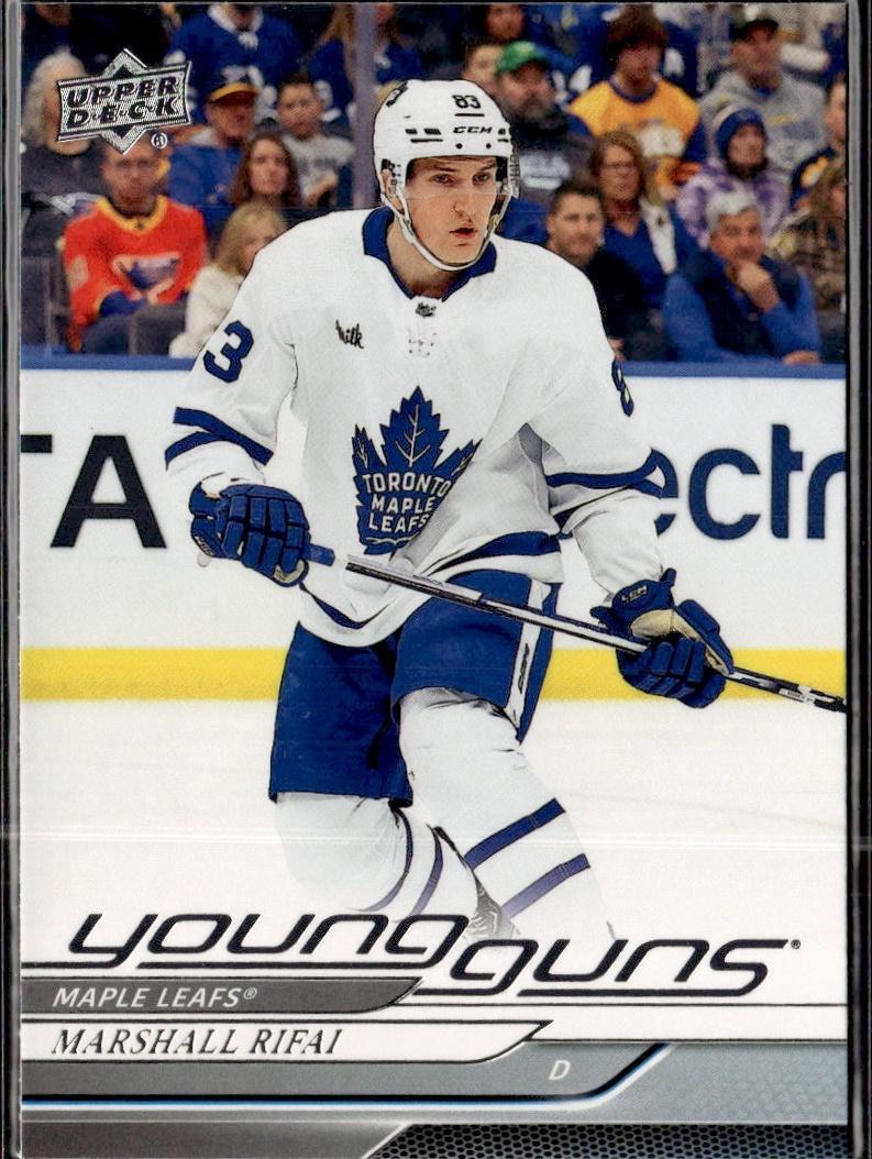2024-25 Upper Deck Series 1 Hockey Base Young Guns #237 – Marshall Rifai (Toronto Maple Leafs)