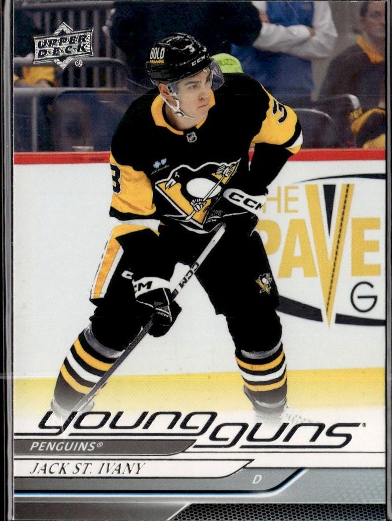2024-25 Upper Deck Series 1 Hockey Base Young Guns #234 – Jack St. Ivany (Pittsburgh Penguins)