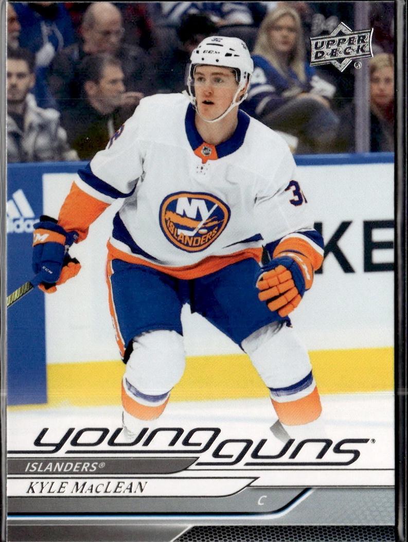 2024-25 Upper Deck Series 1 Hockey Base Young Guns #204 – Kyle MacLean (New York Islanders)