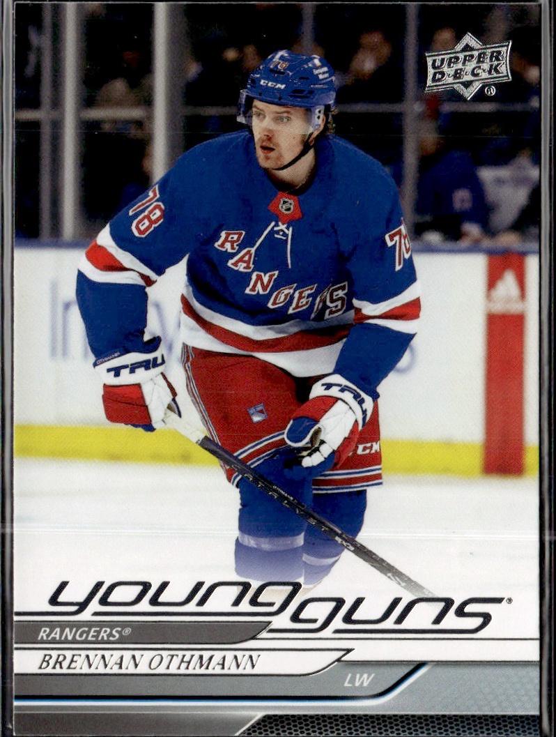 2024-25 Upper Deck Series 1 Hockey Base Young Guns #206 – Brennan Othmann (New York Rangers)