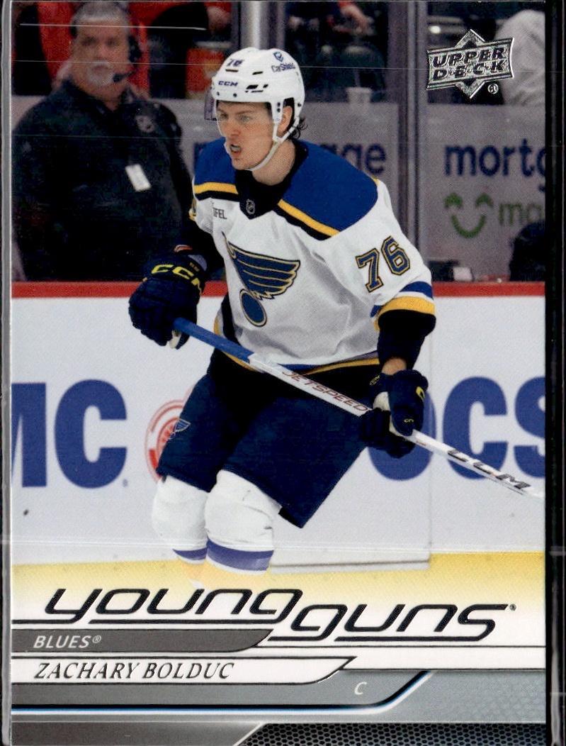 2024-25 Upper Deck Series 1 Hockey Base Young Guns #201 – Zachary Bolduc (St. Louis Blues)