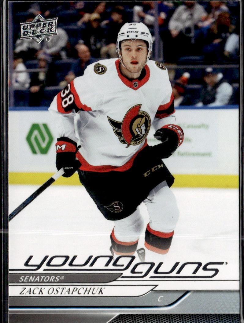 2024-25 Upper Deck Series 1 Hockey Base Young Guns #209 – Zack Ostapchuk (Ottawa Senators)