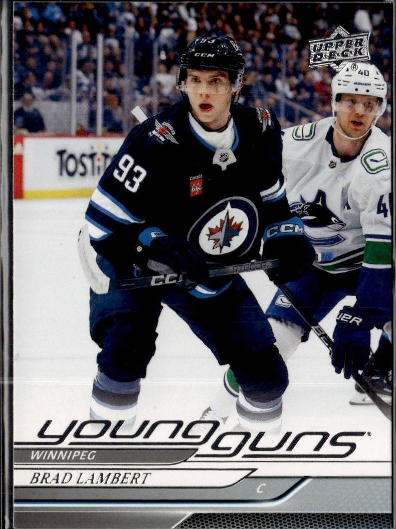 2024-25 Upper Deck Series 1 Hockey Base Young Guns #228 – Brad Lambert (Winnipeg Jets)