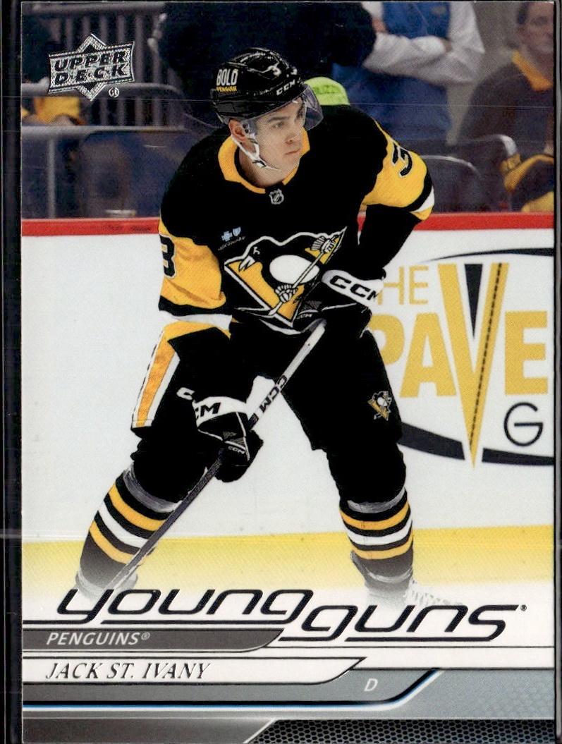 2024-25 Upper Deck Series 1 Hockey Base Young Guns #234 – Jack St. Ivany (Pittsburgh Penguins)