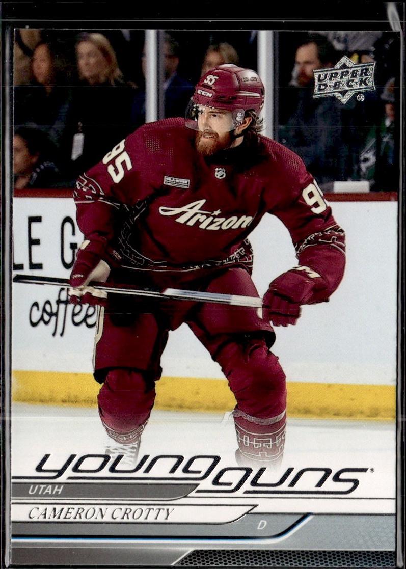 2024-25 Upper Deck Series 1 Hockey Base Young Guns #238 – Cameron Crotty (Utah Hockey Club)