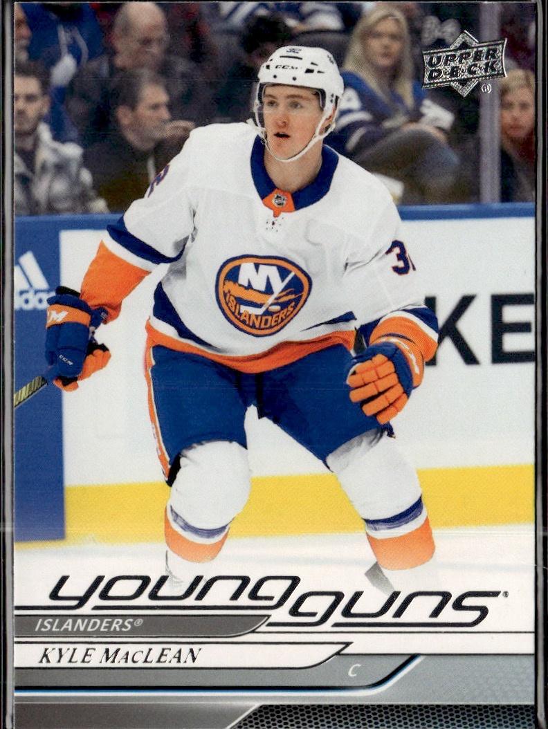 2024-25 Upper Deck Series 1 Hockey Base Young Guns #204 – Kyle MacLean (New York Islanders)