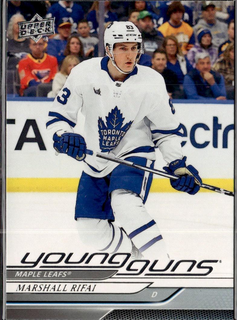 2024-25 Upper Deck Series 1 Hockey Base Young Guns #237 – Marshall Rifai (Toronto Maple Leafs)