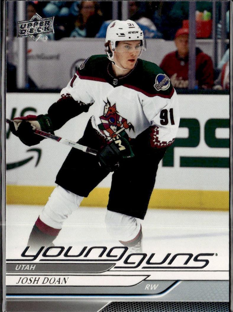 2024-25 Upper Deck Series 1 Hockey Base Young Guns #233 – Josh Doan (Utah Hockey Club)