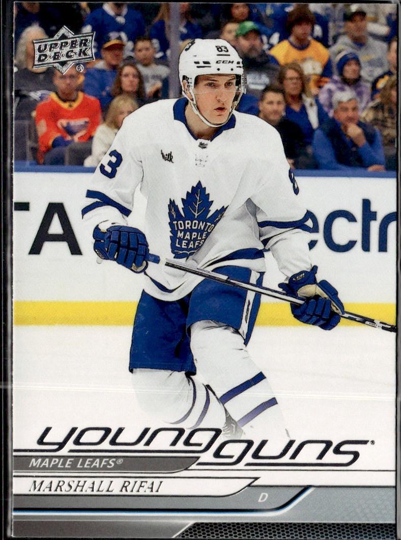 2024-25 Upper Deck Series 1 Hockey Base Young Guns #237 – Marshall Rifai (Toronto Maple Leafs)