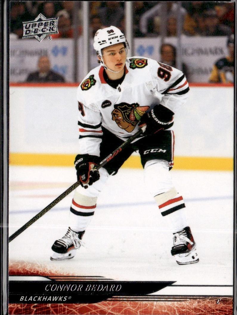 2024-25 Upper Deck Series 1 Hockey Base #42 – Connor Bedard (Chicago Blackhawks)