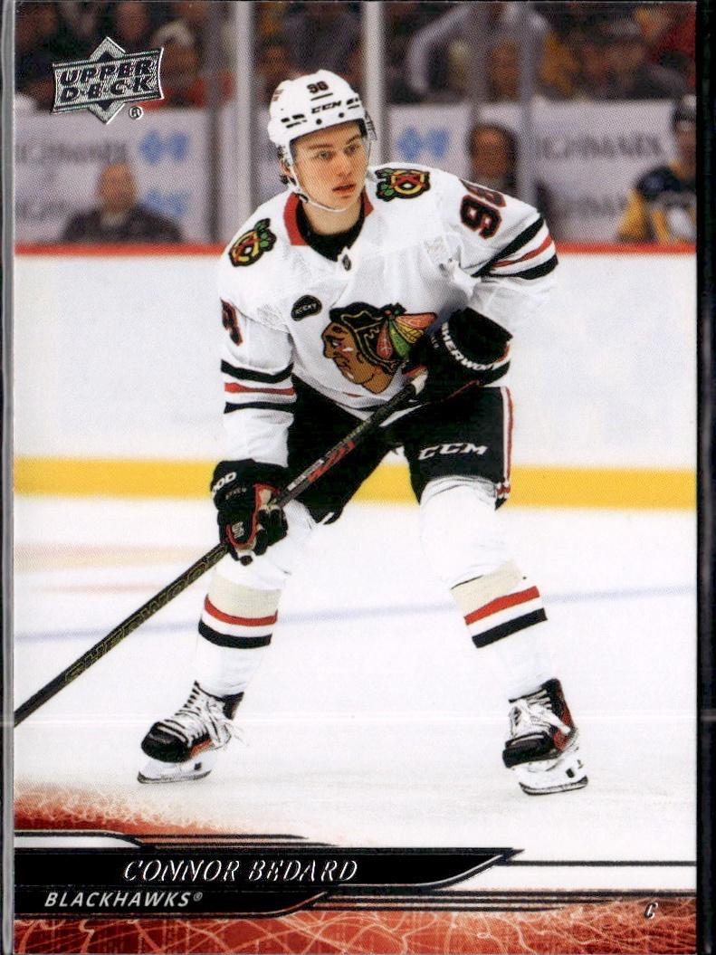 2024-25 Upper Deck Series 1 Hockey Base #42 – Connor Bedard (Chicago Blackhawks)