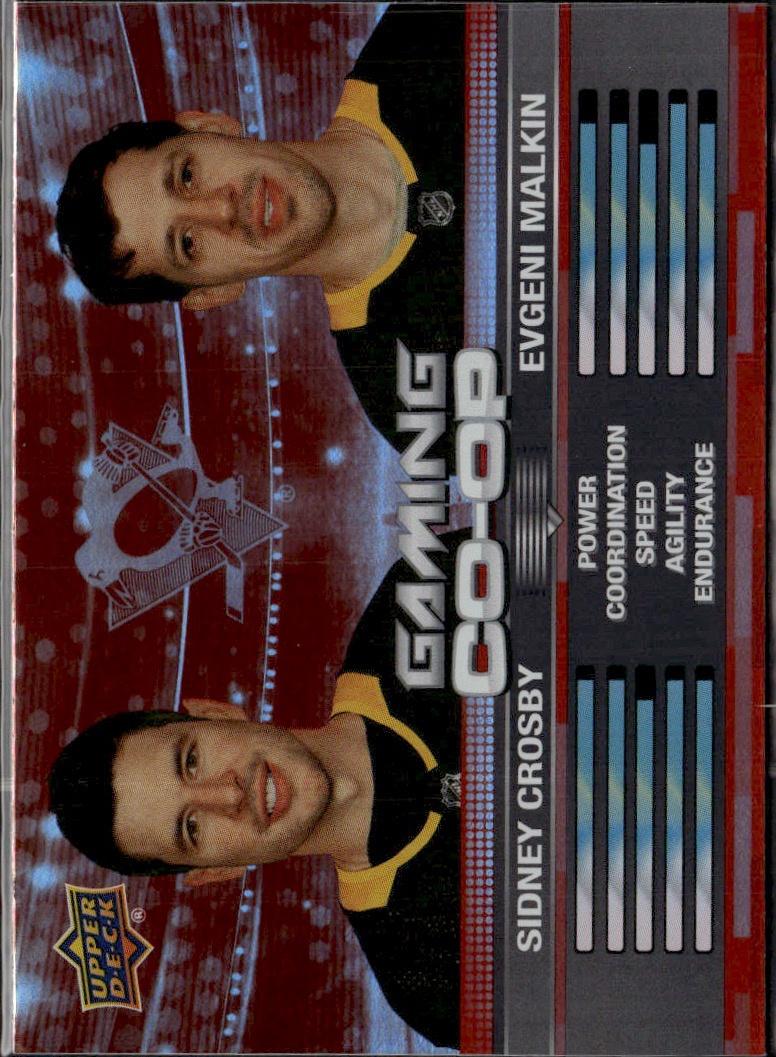 2024-25 Upper Deck Extended Series Hockey Gaming Co-Op #CGO-4 – Sidney Crosby / Evgeni Malkin (Pittsburgh Penguins)