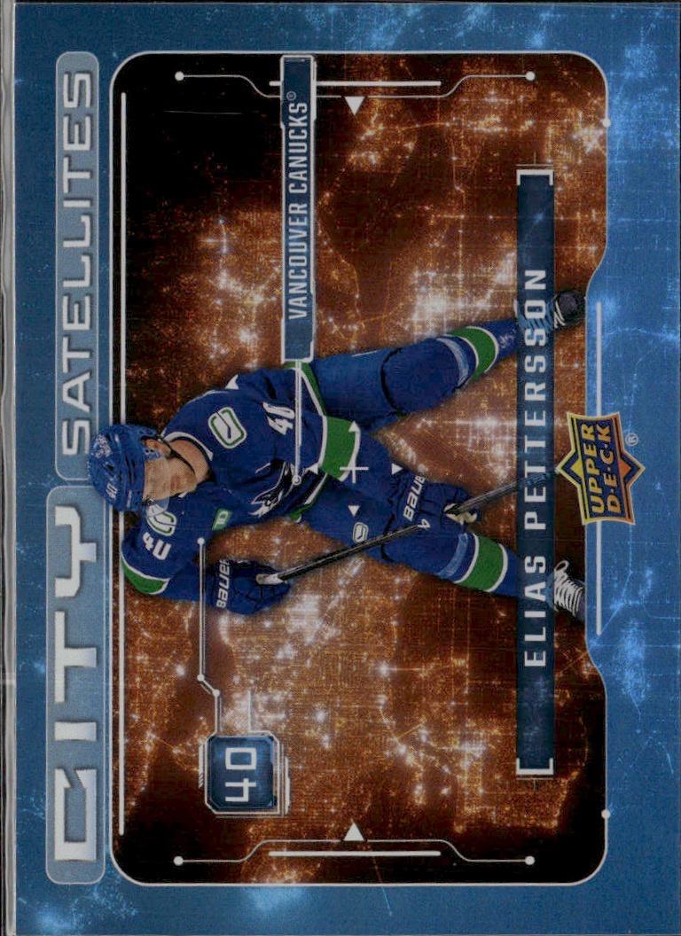 2024-25 Upper Deck Series 1 Hockey City Satellites #CS-2 – Elias Pettersson (Vancouver Canucks)