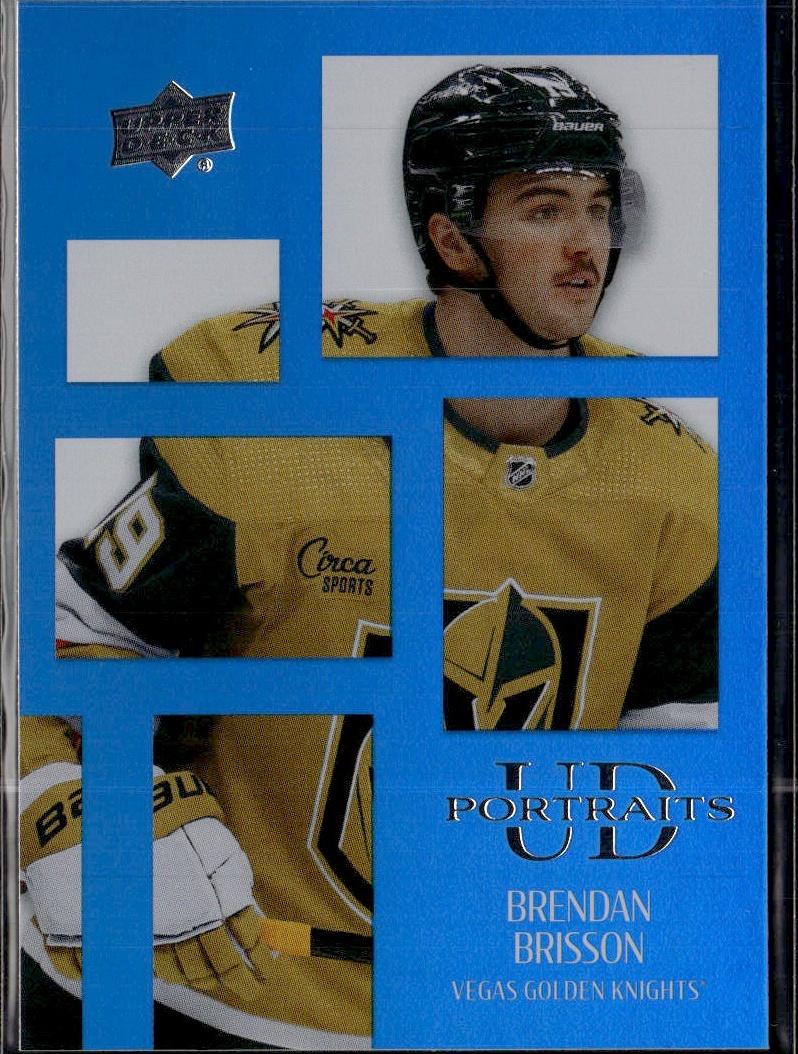 2024-25 Upper Deck Series 2 Hockey UD Portraits #P56 Vegas Golden Knights (Brendan Bisson)