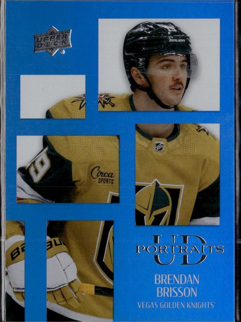 2024-25 Upper Deck Series 2 Hockey UD Portraits #P-56 Vegas Golden Knights (Brendan Bisson)