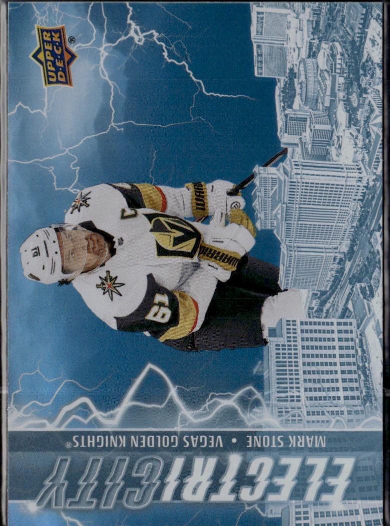 2024-25 Upper Deck Series 2 Hockey ElectriCITY #EC-22 Vegas Golden Knights (Mark Stone)