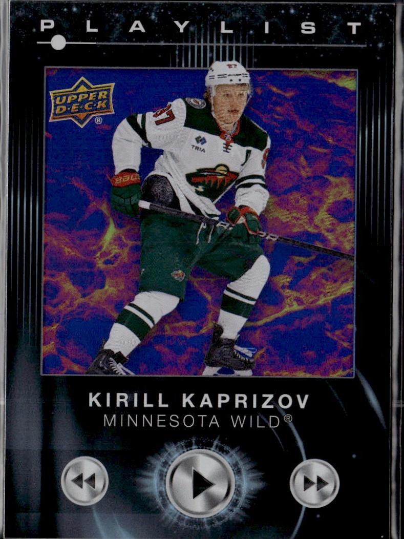 2024-25 Upper Deck Series 2 Hockey Playlist #PL-4 Minnesota Wild (Kirill Kaprizov)