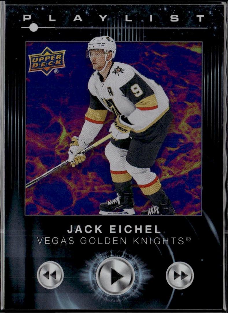 2024-25 Upper Deck Series 2 Hockey Playlist #PL-15 Vegas Golden Knights (Jack Eichel)