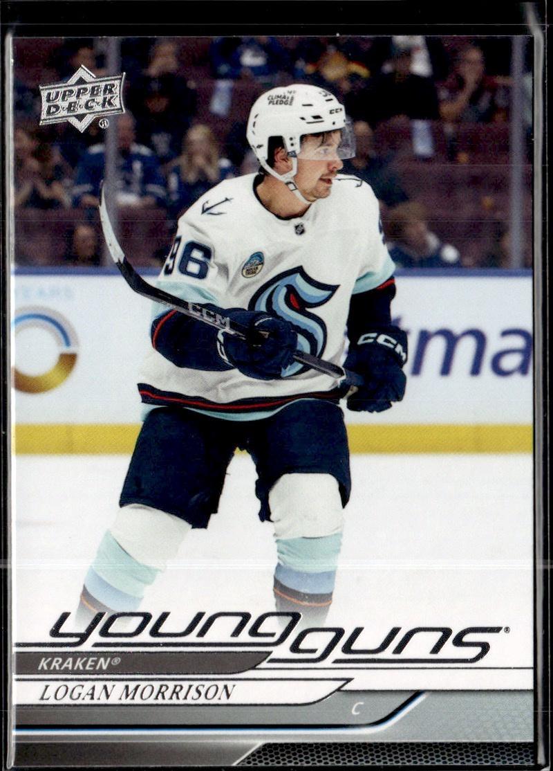 2023-24 Upper Deck Extended Series Hockey Base Young Guns #469 – Logan Morrison (Seattle Kraken)