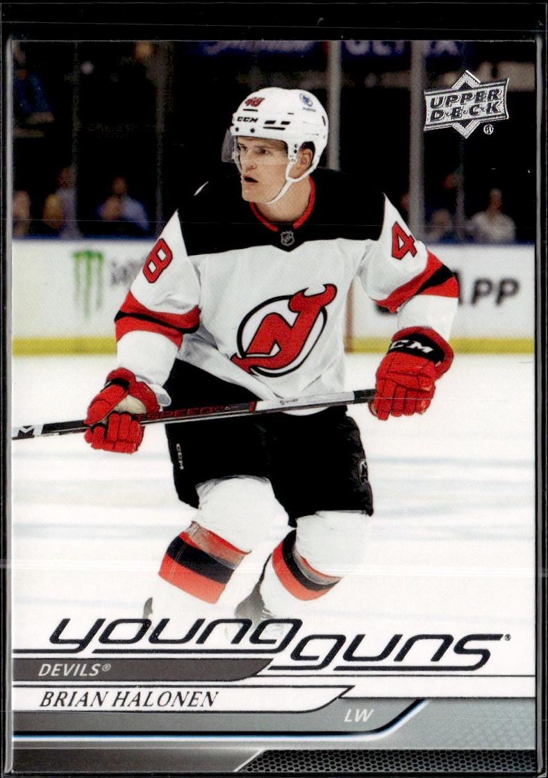 2023-24 Upper Deck Extended Series Hockey Base Young Guns #452 – Brian Halonen (New Jersey Devils)