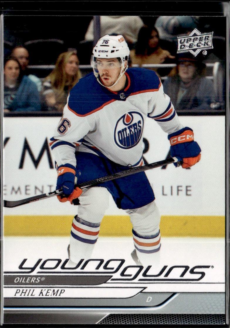 2023-24 Upper Deck Extended Series Hockey Base Young Guns #471 – Phil Kemp (Edmonton Oilers)
