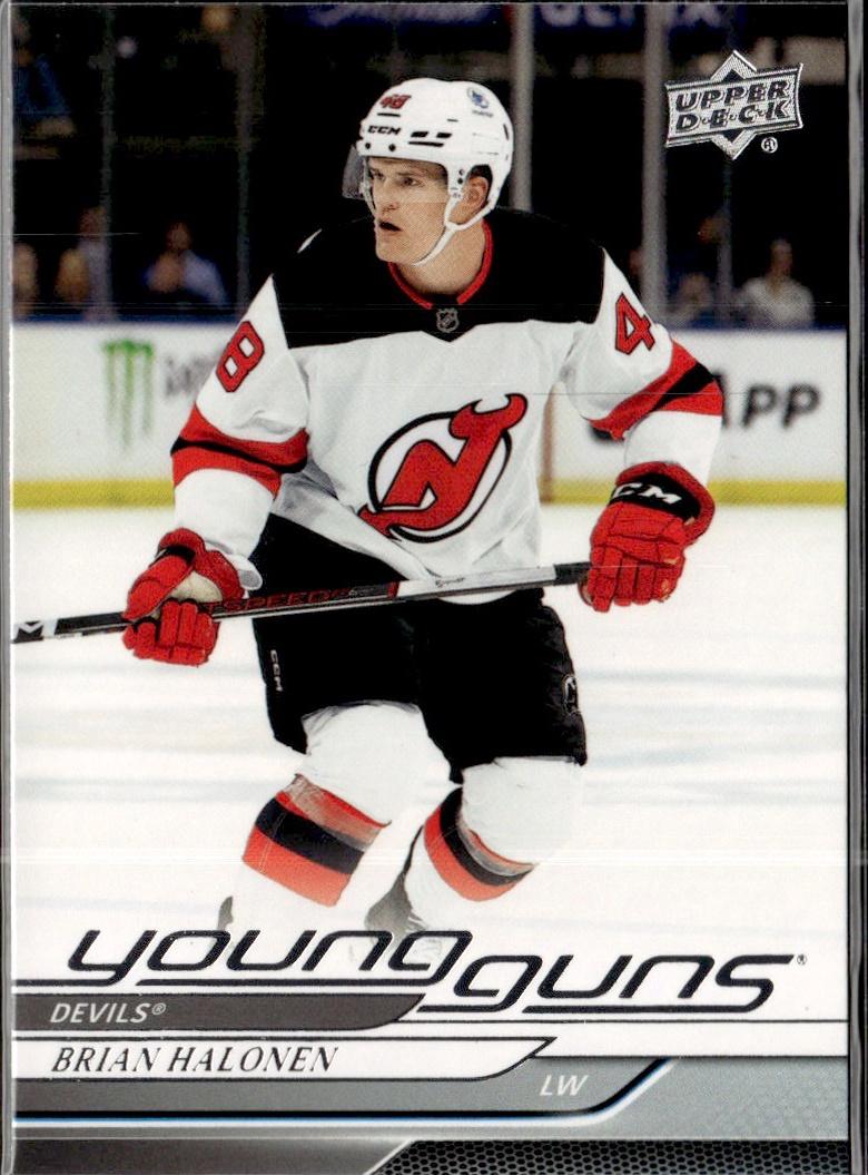2023-24 Upper Deck Extended Series Hockey Base Young Guns #452 – Brian Halonen (New Jersey Devils)