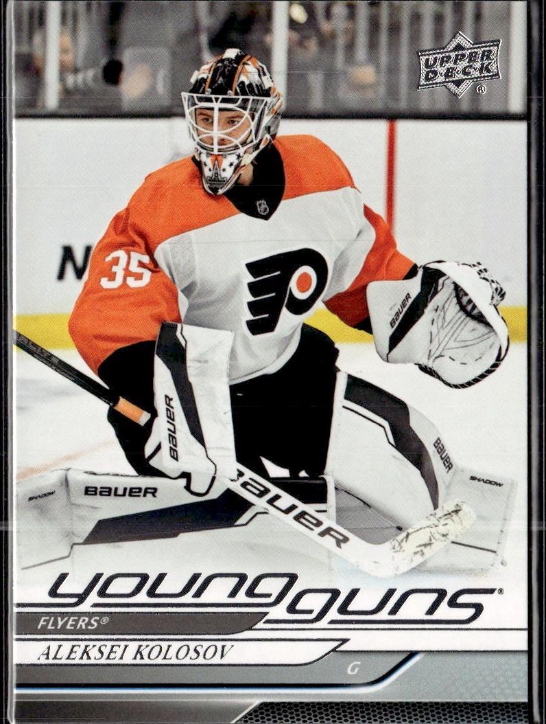 2023-24 Upper Deck Extended Series Hockey Base Young Guns #490 – Aleksei Kolosov (Philadelphia Flyers)